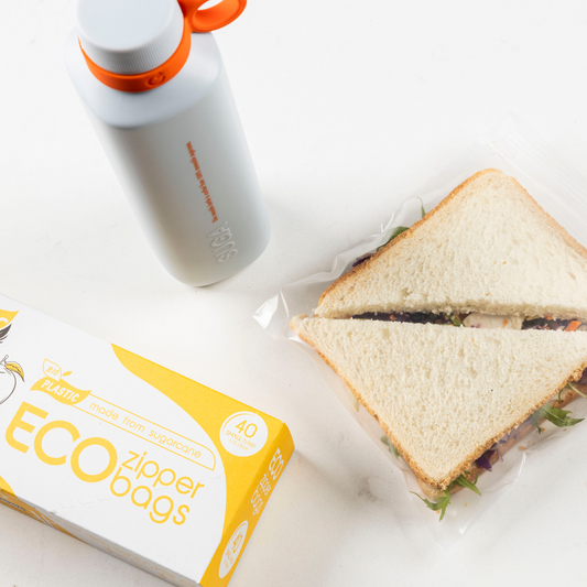 SugarWrap Eco Zipper Bags - Sandwich Size - 12 Boxes