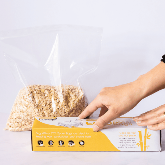SugarWrap Eco Zipper Bags - Large - 12 Boxes